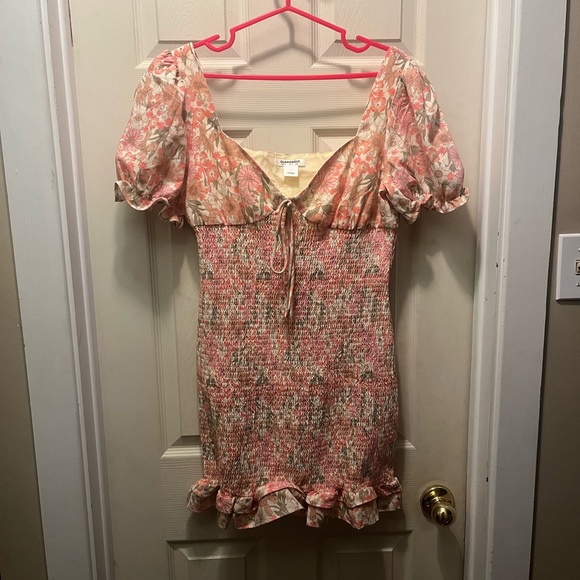 Urban outfitters asos glamorous Femme Cotton, Linen Short dress size 8 - Picture 2 of 8